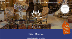 Desktop Screenshot of hotel-meurice.fr